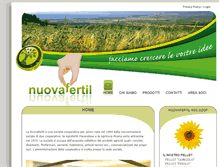 Tablet Screenshot of nuovafertil.it